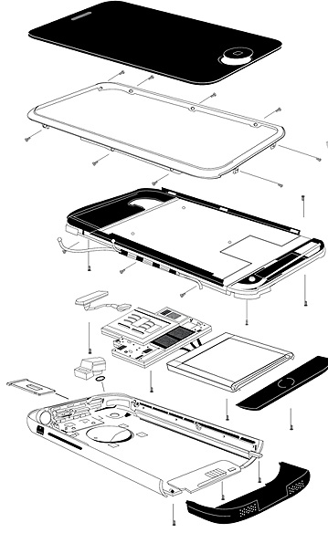 ipod touch exploded view. Tagged as exploded view t-shirt, infographics, t-shirt